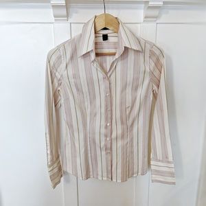 Pinstripe Express Fitted Button Down
